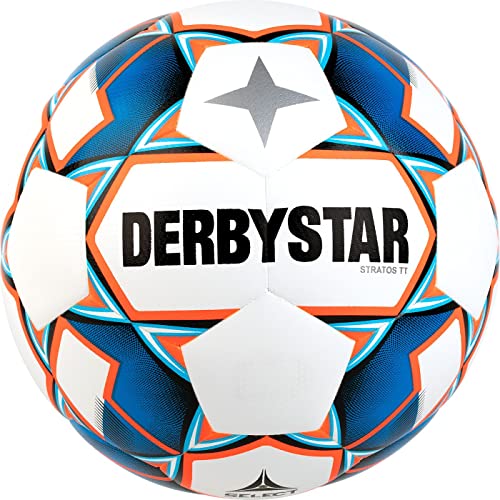 DERBYSTAR Unisex – Erwachsene Stratos TT Trainingsball, Weiss, 4 von Derbystar