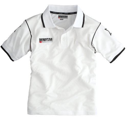 Derbystar Polo-Shirt, XS, weiß, 6570020100 von Derbystar