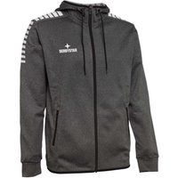 DERBYSTAR Primo Kapuzenjacke grau/schwarz M von Derbystar