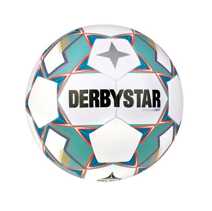 Derbystar Stratos Light v23 Fußball - weiß/blau-5 von Derbystar