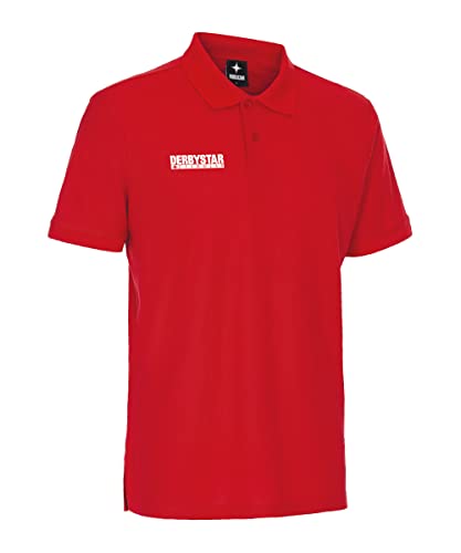 Derbystar Ultimo Polo-Shirt Unisex, rot, L von Derbystar