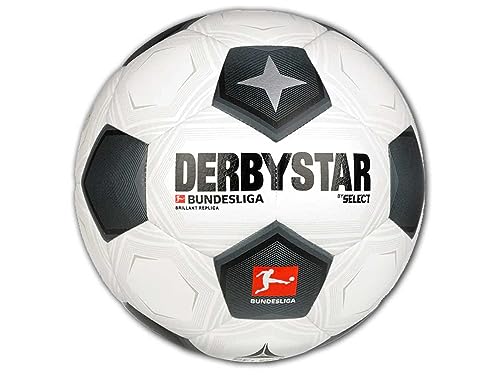 DERBYSTAR Unisex – Erwachsene Bundesliga Brillant Replica Classic v23 Fußball, weiß, 5 von Derbystar
