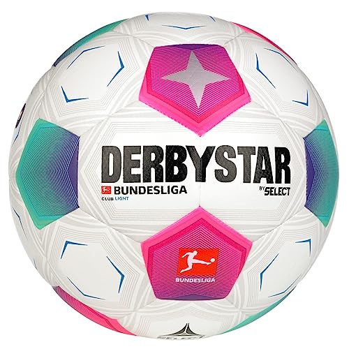 DERBYSTAR Unisex Jugend Bundesliga Club Light v23 Fußball, weiß, 5 von Derbystar