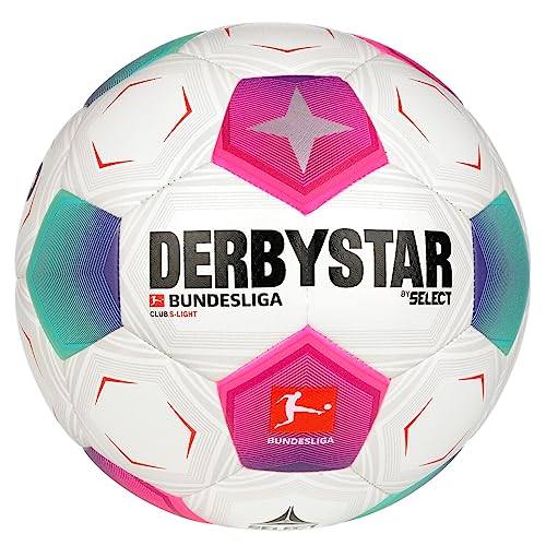 DERBYSTAR Unisex Jugend Bundesliga Club S-Light v23 Fußball, weiß, 3 von Derbystar