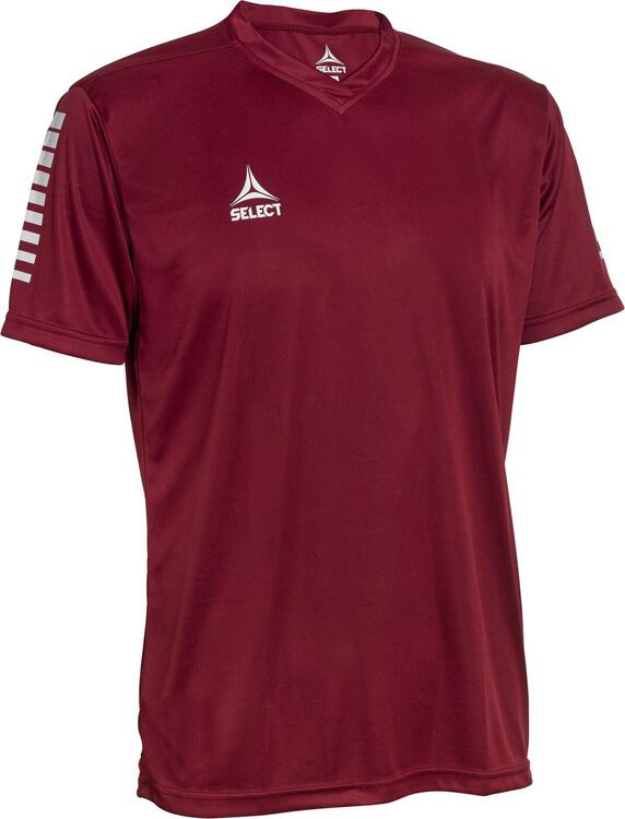 Select Pisa Trikot 6241308997 bordeaux weiss - Gr. 8 von Derbystar