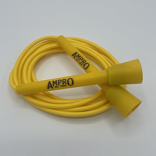 Ampro einstellbar Seilspringen Speed ​​Rope - 10ft, Gelb von Ampro