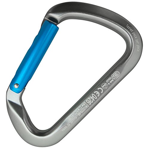 Kong Große Mehrzweck-Kette, Aluminium, gerade, eloxiert, Karabinerhaken, für Erwachsene, Unisex, Grau/Cyan (Mehrfarbig), Einheitsgröße von Desconocido