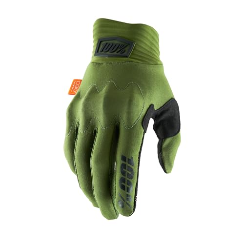 100% Desconocido Sport Handschuhe Cognito Militärgrün 22, Grün/Schwarz (Mehrfarbig), L von 100%