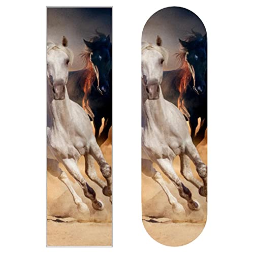 Skateboard Aufkleber Pferd Skateboard Stickers Wasserdicht rutschfeste Für Kinder Teens Jungen Mädchen Erwachsene von Desheze