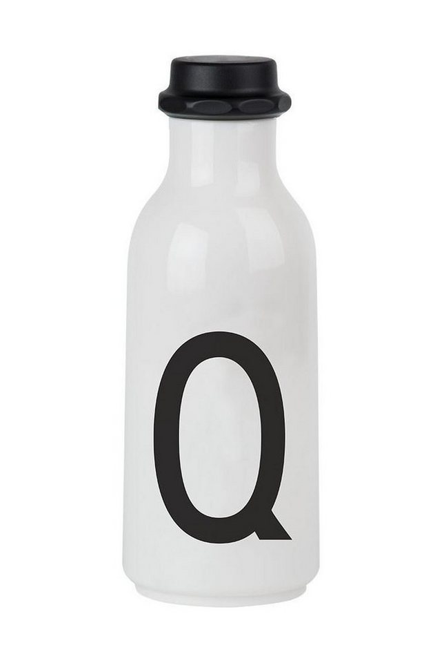 Design Letters Trinkflasche Design Letters Drinking Bottle Q 20202500-Q, aus Kunststoff, 0,5 Liter, Buchstabe Q Motiv, mit Deckel von Design Letters