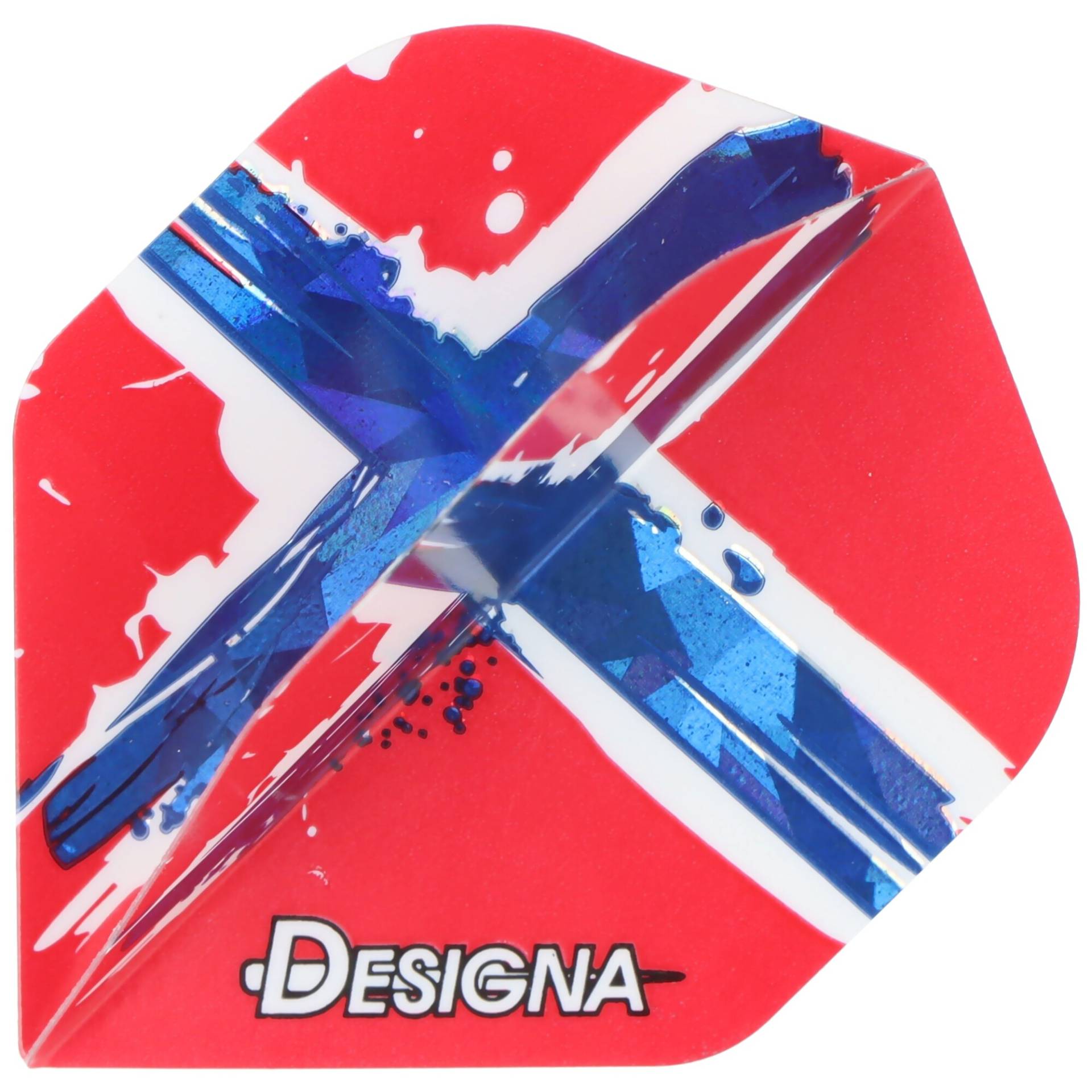 Dart Flight Norway mit Länderfahne Norwegen von Designa