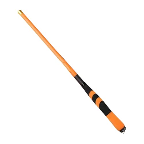 UltraLight Carbon Angelrute zusammenklappbar auf 46 cm, geeignet zum Bachangeln, mehrere Längen für verbesserte Flexibilität (1,8 m Orange) von Desiumite
