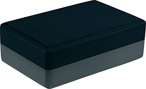 Deuser Erwachsene Yoga Block, schwarz/grau, One size, 121004S von Deuser