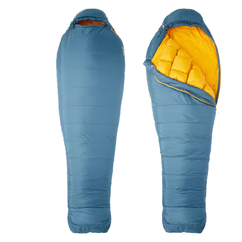 Marmot Warmcube Gallatin 20 Reg -28 Grad Schlafsack, blau von Deuter