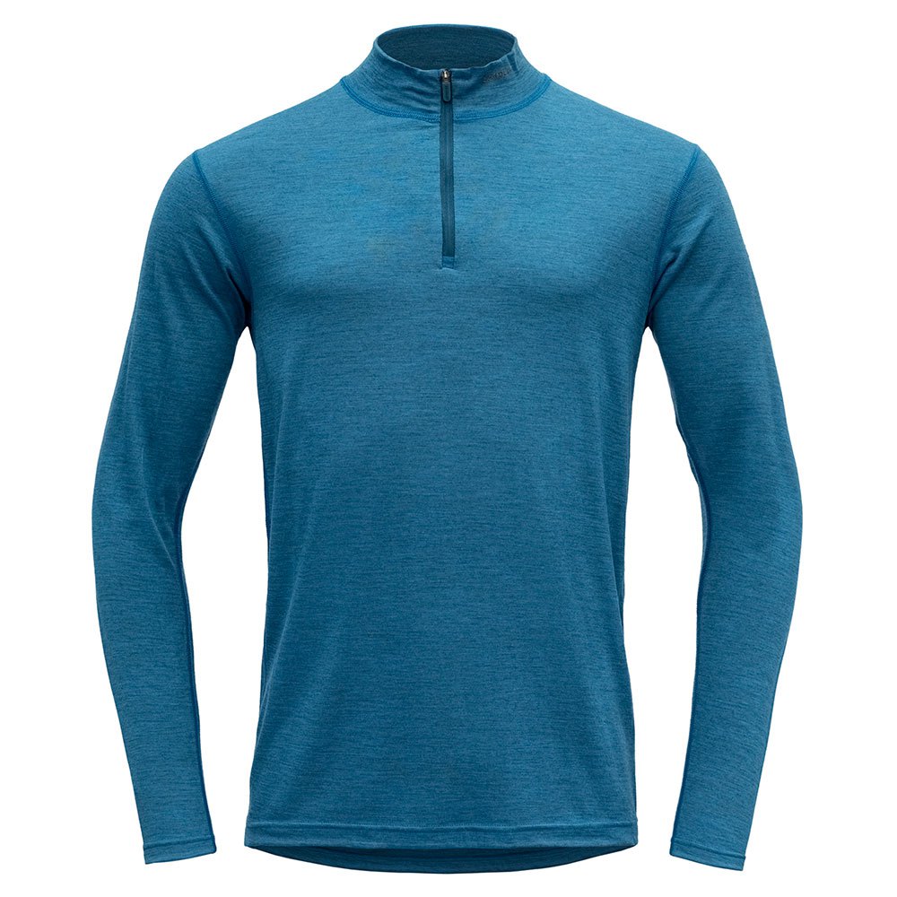 Devold Of Norway Breeze Merino 150 Half Zip Long Sleeve T-shirt Blau 2XL Mann von Devold Of Norway