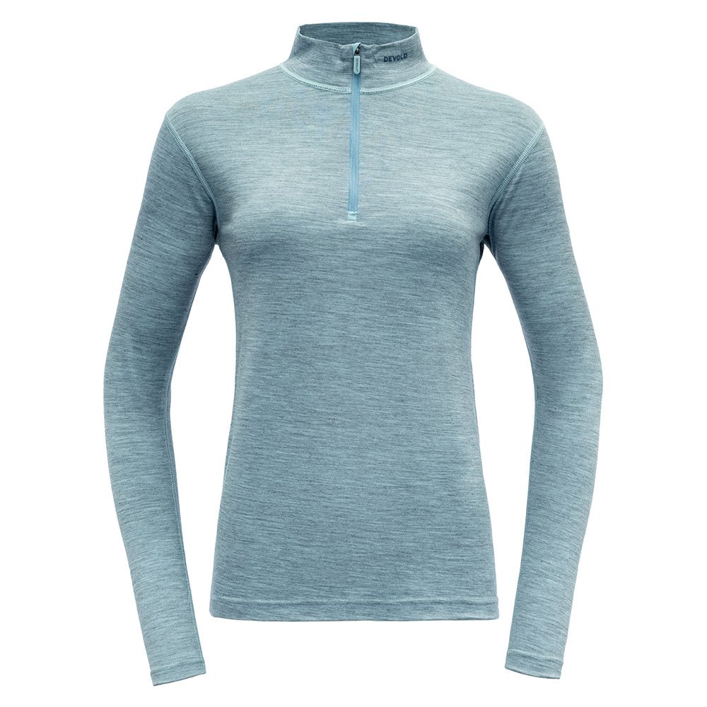 Devold Of Norway Breeze Merino 150 Half Zip Long Sleeve T-shirt Blau M Frau von Devold Of Norway