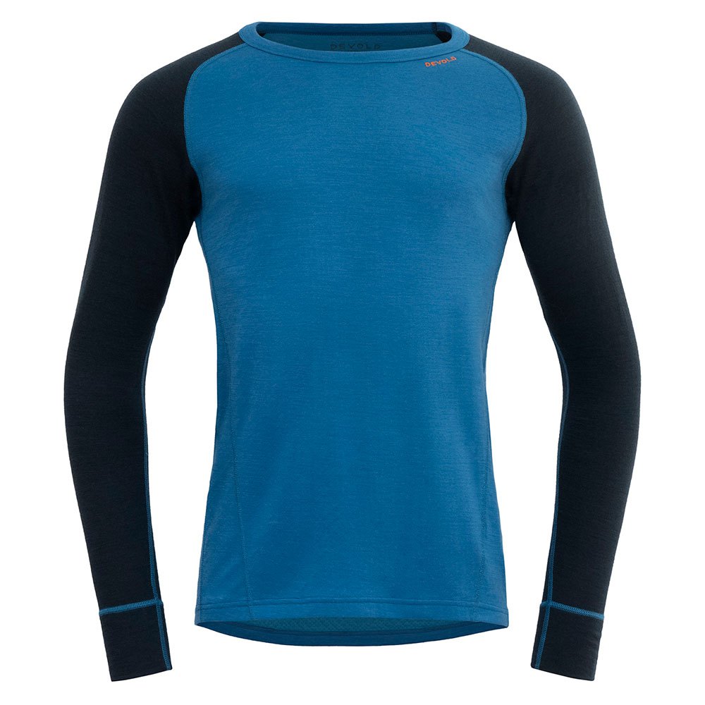 Devold Of Norway Duo Active Merino 205 Long Sleeve T-shirt Blau L Mann von Devold Of Norway