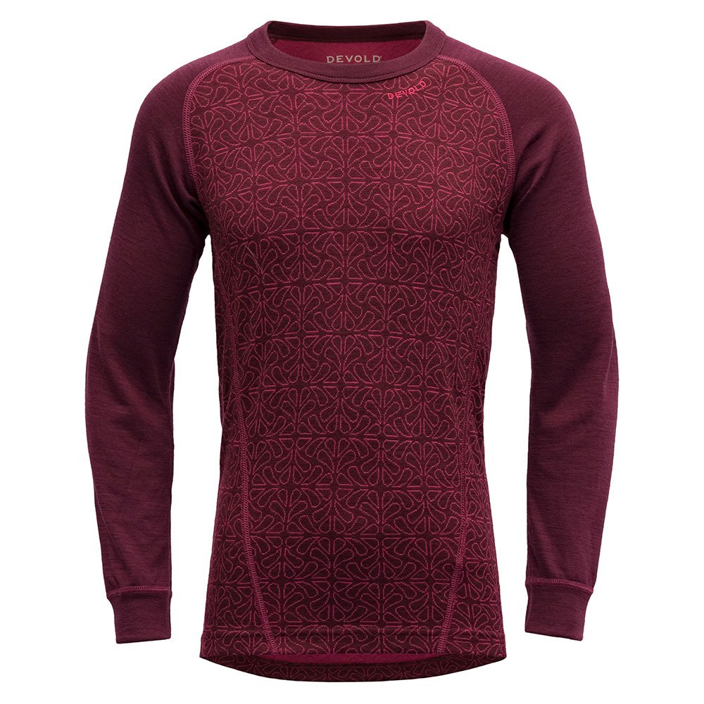 Devold Of Norway Duo Active Merino Long Sleeve T-shirt Rot 12 Years Junge von Devold Of Norway