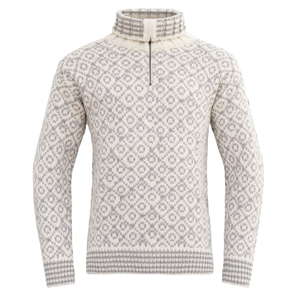 Devold Of Norway Svalbard Wool Half Zip Long Sleeve T-shirt Grau M Mann von Devold Of Norway