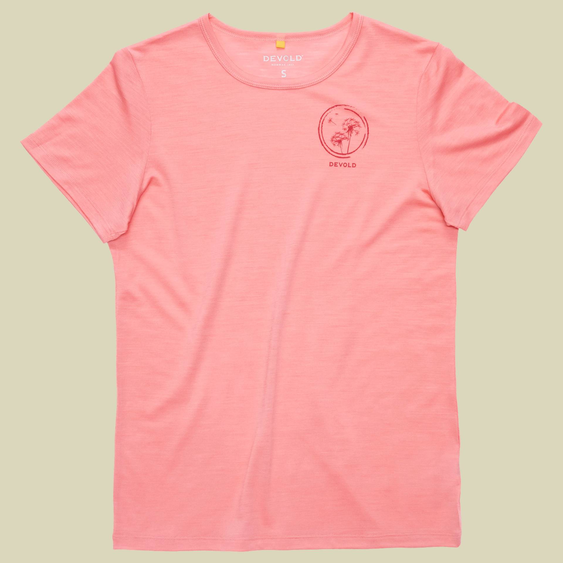 Active Spring Tee Woman M rosa - apricot von Devold
