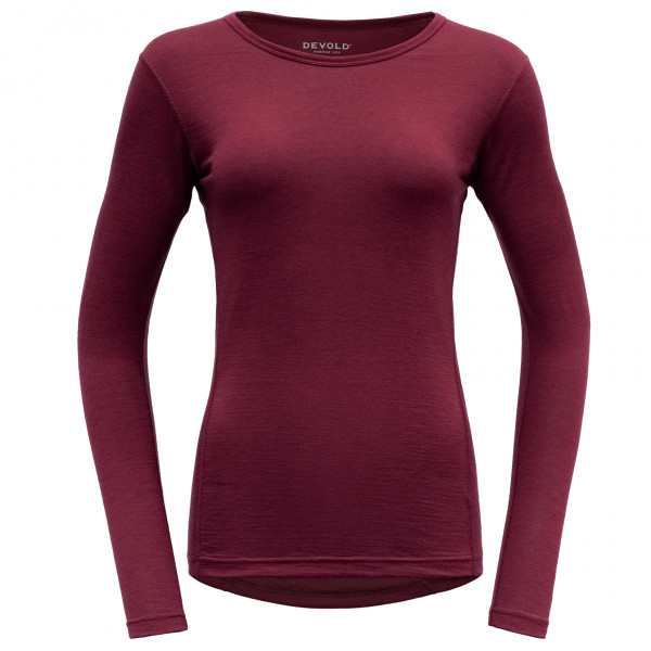 Devold - Breeze Woman Shirt - Merinounterwäsche Gr L rot von Devold