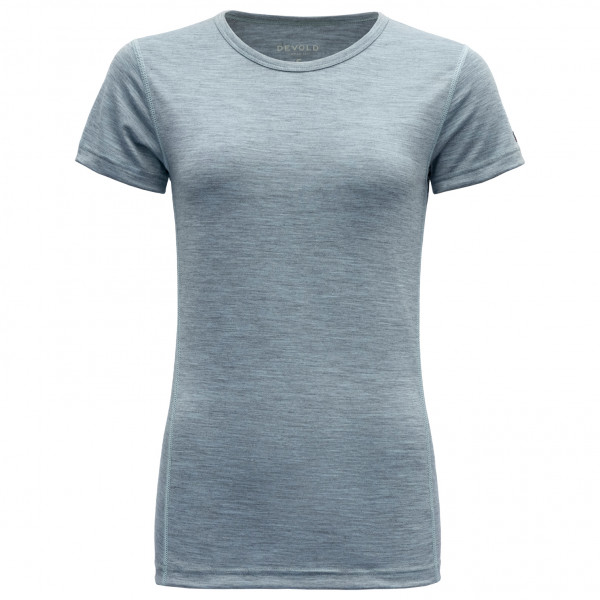 Devold - Breeze Woman T-Shirt - Merinounterwäsche Gr L grau von Devold