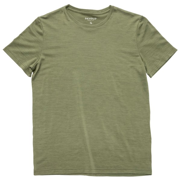 Devold - Classic Tee - Merinoshirt Gr S oliv von Devold