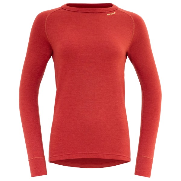 Devold - Expedition Woman Shirt - Merinounterwäsche Gr S rot von Devold