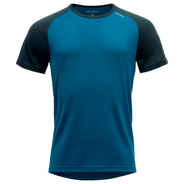 Devold - Jakta Merino 200 T-Shirt - Merinounterwäsche Gr S blau von Devold