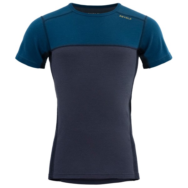 Devold - Lauparen Merino 190 T-Shirt - Merinounterwäsche Gr M blau von Devold