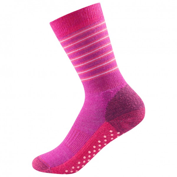Devold - Multi Medium Kid Sock No-Slip - Multifunktionssocken Gr 19-21 rosa von Devold