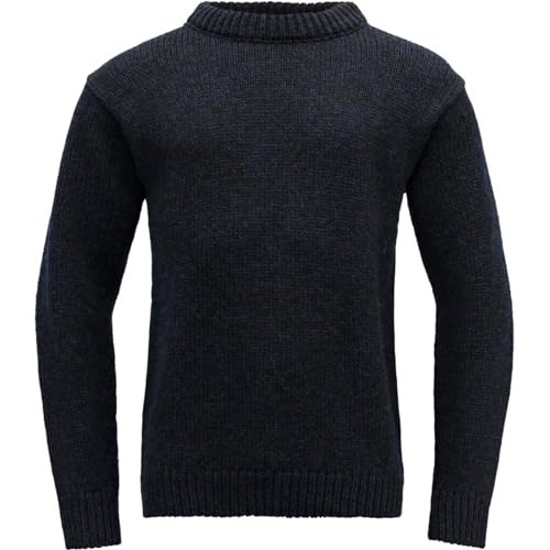 Devold Nansen Rundhals Sweater blau von Devold