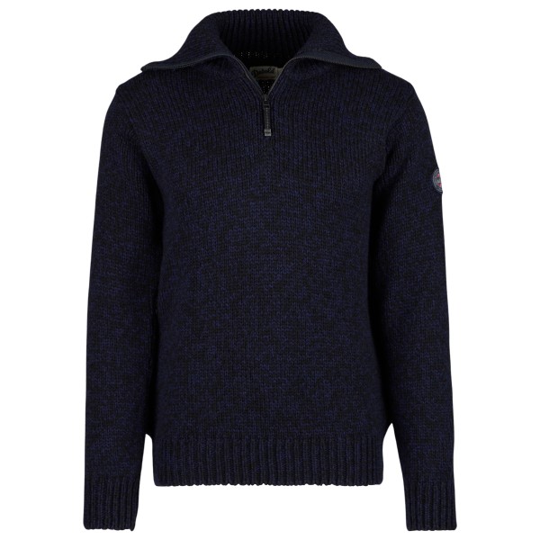 Devold - Nansen Sweater Zip Neck - Merinopullover Gr M blau von Devold