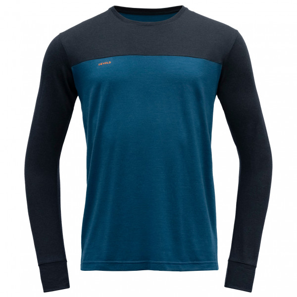 Devold - Norang Shirt - Merinolongsleeve Gr L blau von Devold