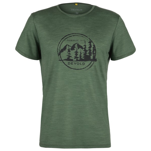 Devold - Ørskog Merino 130 Tee - Merinoshirt Gr M forest von Devold