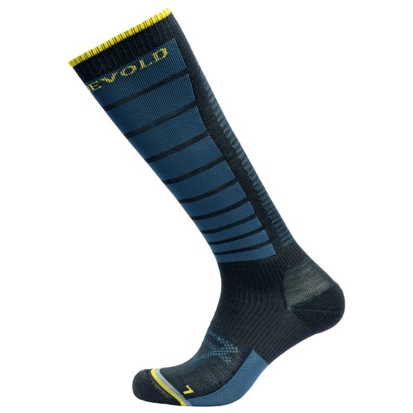 Devold - Running Merino Compression Sock - Laufsocken Gr 44-47 blau von Devold