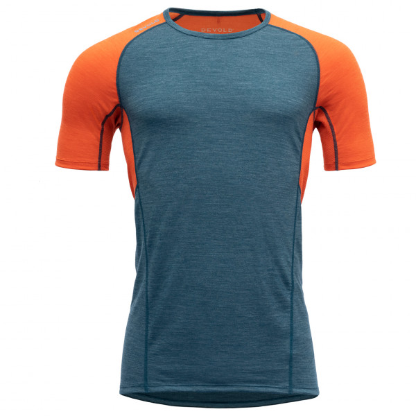 Devold - Running Merino T-Shirt - Laufshirt Gr M blau von Devold