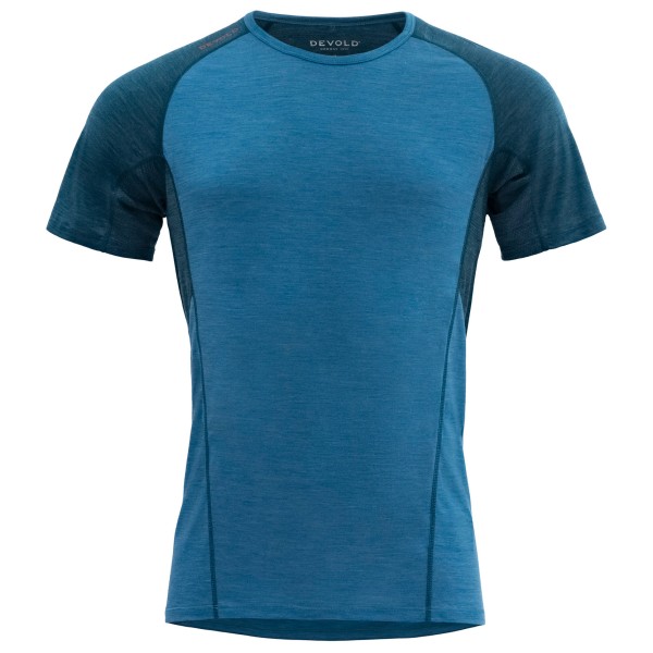 Devold - Running Merino T-Shirt - Laufshirt Gr XL blau von Devold