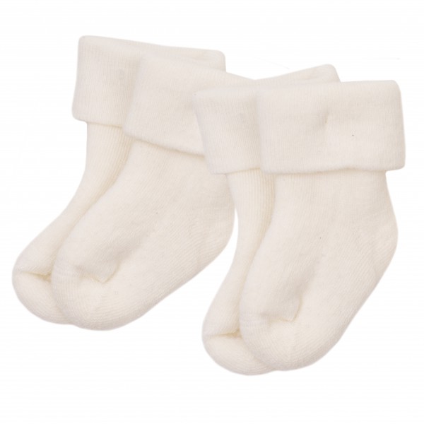 Devold - Teddy Baby Sock 2-Pack - Multifunktionssocken Gr 22-24 weiß/beige von Devold