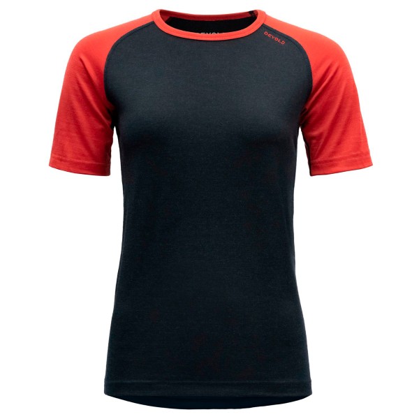 Devold - Women's Jakta Merino 200 T-Shirt - Merinounterwäsche Gr L;M;S;XL;XS rot;schwarz;türkis von Devold