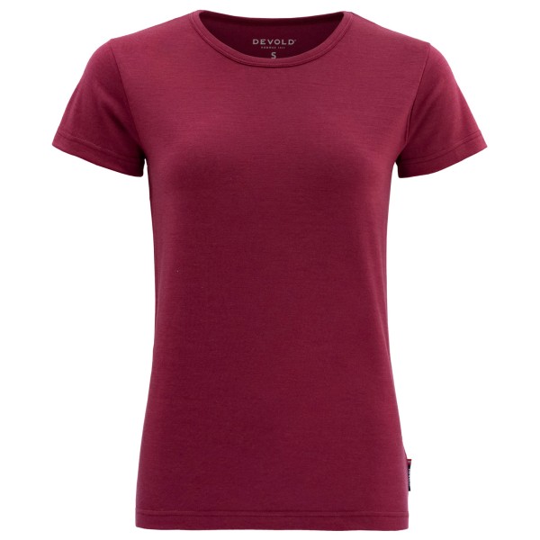 Devold - Women's Jakta Merino 200 T-Shirt - Merinounterwäsche Gr XL rot von Devold