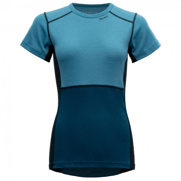 Devold - Women's Lauparen T-Shirt - Merinounterwäsche Gr M blau von Devold