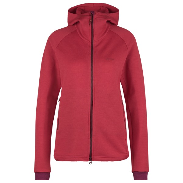 Devold - Women's Nibba Merino Jacket Hood - Merinojacke Gr L;M;S;XL rot;schwarz von Devold