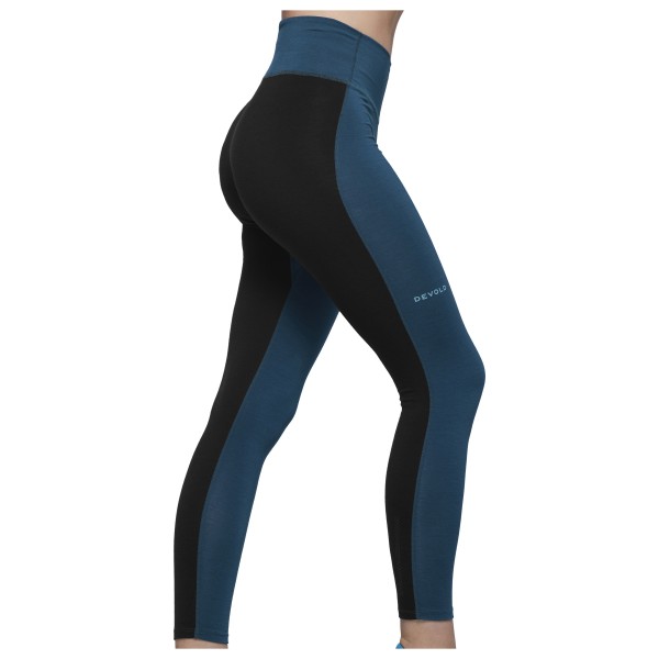 Devold - Women's Running Merino Tights - Leggings Gr L;S;XL;XS blau/schwarz von Devold