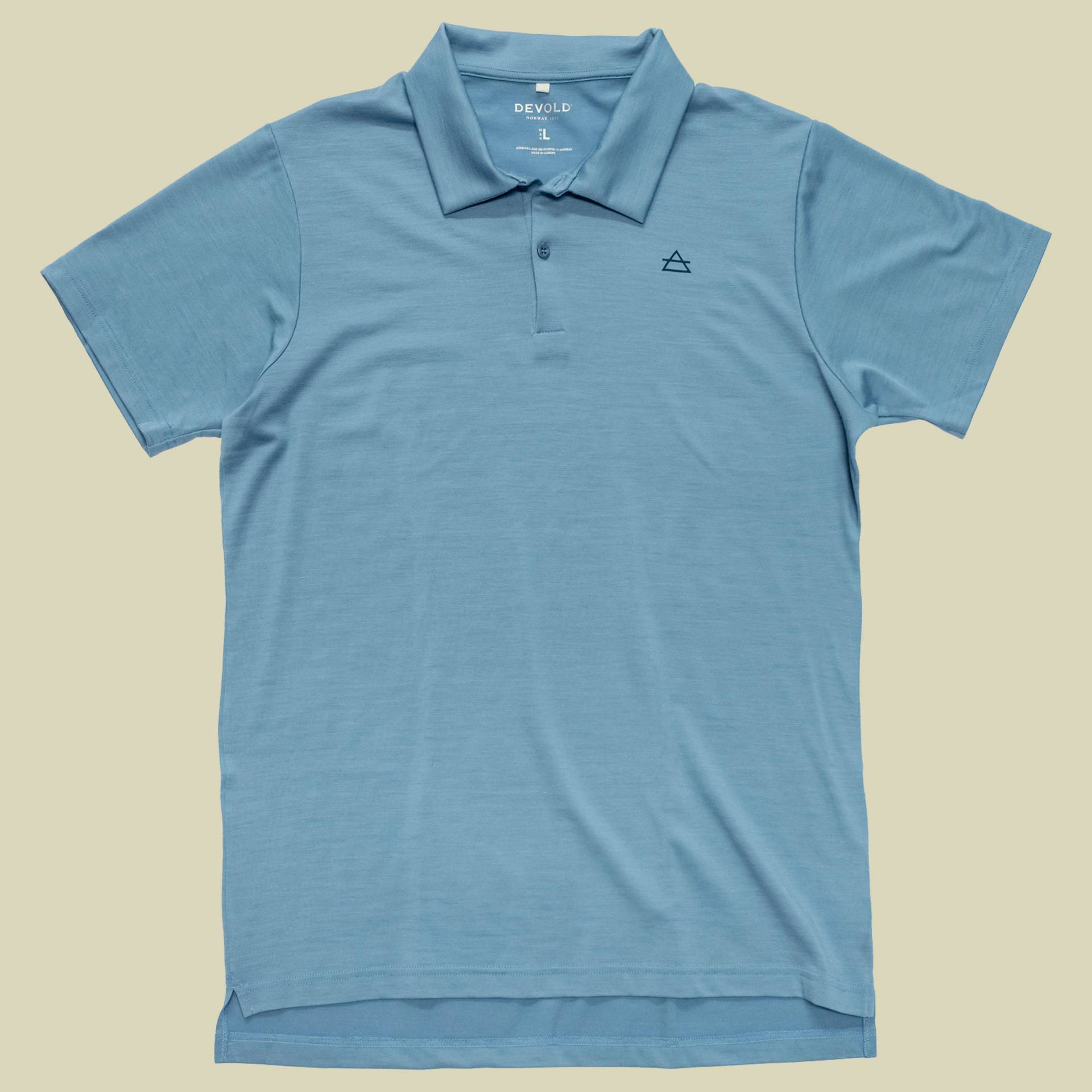 Premium Polo Man M blau - skyblue von Devold