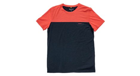 devold classic linear t shirt blau   rot herren von Devold