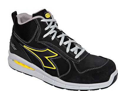Diadora Utility Run Net AB Mid S3S, Sicherheitsschuhe Unisex - Schwarz - 47 EU von Diadora Utility