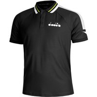 Diadora Icon Polo Herren Schwarz - M von Diadora