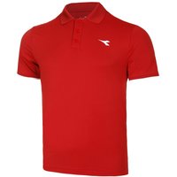 Diadora Icon Polo Herren in rot, Größe: L von Diadora