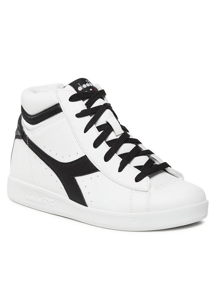 Diadora Sneakers Game P High Girl GS 101.176725-C1880 White / White / Black Sneaker von Diadora